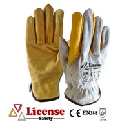 ถุงมือหนังอาร์กอน ถุงมือหนังงานเชื่อม License argon welding Gloves(1คู่)