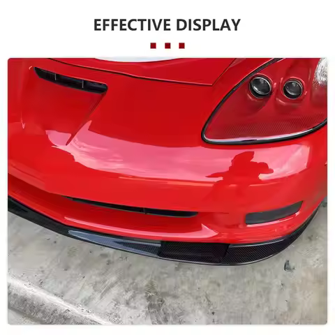 Carbon Fiber Front Lip Splitters for Chevrolet Corvette C6 ZR1 2005-2013 Front Bumper Lip Spoiler Sp