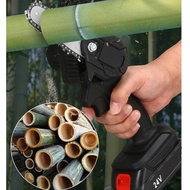 BETULAN MURAH Taffware Gergaji Mesin Mini Cordless Chainsaw Charger Portable Baterai