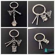 tooppoo] Drum Pop Music Lovers Rock Backpack Pendant Band Kit Drum Keychain Backpack Keychain new