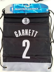 USA NBA basketball star Brooklyn Nets Kevin Garnett sport equipment backpack drawstring bag 美國籃球明星 布