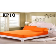 (Wholesales Price)INOVO KING SIZE PLAIN COLOUR FITTED BEDSHEET (KP01-20)
