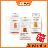 Unichi Gummy Bear 60 Gummies (Rose Collagen/ Pre &amp; Probiotics/ Nivotinamide)