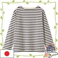【Direct From Japan】MUJI Women's Thick Boat Neck Long Sleeve T-Shirt Women's BB2U9A6S 【Sakura_Store_J