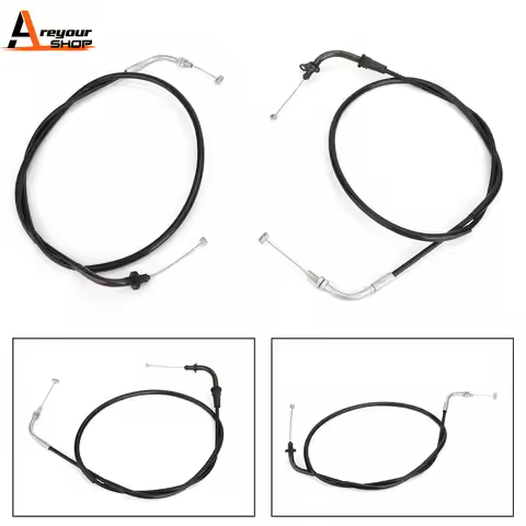 Areyourshop For Yamaha V-Star 1100 XVS1100 1999-2011 Throttle Cable 5PB-26311-10 Motorcycle Steel Wi