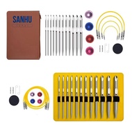 Tunisian Crochet Hook Set with Cable Aluminium Interchangeable Crochet Hook Set Crochet Hook 26 Pcs 