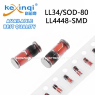 (20-100pcs) LL4448 0.5W LL34 SOD-80 SMD Switch Diode 1206 Glass Cylinder Package