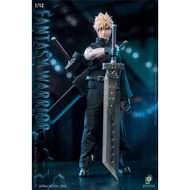 *Ready Stock 现货* GAMETOYS-1/6-Final Fantasy幻想战士-GT-006-AC版-Action Figure-Cloud Strife克劳德/Fenrir云片