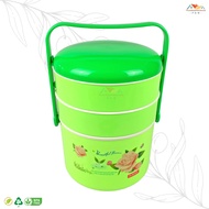 Rantang Picnic Club Elegant Diansari / Rantang Plastik Susun 3 / Tempat Penyimpanan Makanan