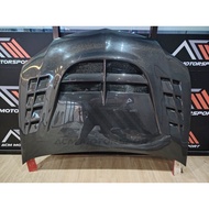 Mitsubishi evo 7 8 9 vortex carbon fiber bonet hood