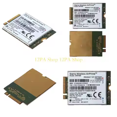 12PA 4G LTE WWAN Card for Sierra Wireless Airprime EM7455 GOBI6000 FRU:S1NN For P70 P50 P50s T560 Ca