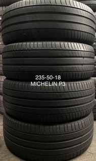 235-50-18 吋 MICHELIN P3 一套 包裝戥