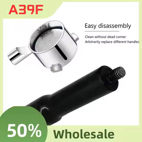 A39F Top 51MM Coffee Bottomless Portafilter For Delonghi 9 Series EC9335 EC9665 EC9155 Replacement F