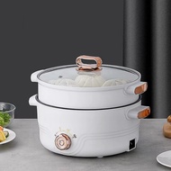 2 in 1 multi-purpose cooking pot, diameter 22cm,/, multi-purpose electric cooking pot + steamer