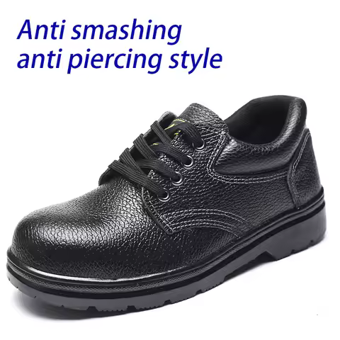 Safety Protection Work Men's Shoes Anti Smashing Anti Piercing Safety Shoes