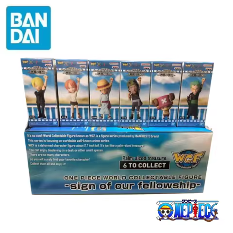 In Stock Original Bandai One Piece Banpresto Wcf Holiday Gifts 100% Genuine Vivi Luffy Zoro Usopp Sa