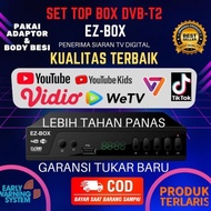 EZ-BOX SET TOP BOX DVB-T2 PENERIMA SIARAN TELEVISI DIGITAL YOUTUBE