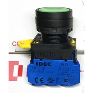 IDEC Izumi YW1B-A1E10G 11 01 10R Y 20G B W Red Green Flat Self-Locking Button Open s