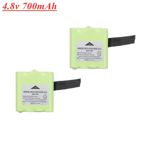 4.8V 700MAH NI-MH Rechargeable 2 Way Radio Battery for Midland BATT6R BATT-6R Battery 4.8v 1pcs to 1