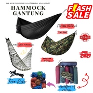 HAMMOCK THAI HAMMOCK GANTUNG XXL SAIZ ( BUAIAN GANTUNG ) CAMPING OUTDOR PICNIC FREE ROPE