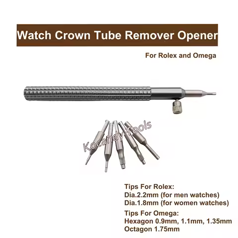 Watch Repair Tool Kits For Rolex and Omega Watch Crown Tube Remover Opener for Watchmakers High Prec