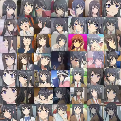 10/30/59pcs Bunny Girl Senpail Stickers Sakurajima Mai Anime Sticker Scrapbooking Laptop Phone Lugga