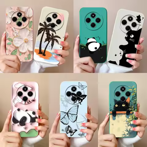 For Poco C75 Case Cute Design Phone Housing Liquid Silicone High Quality Back Cover For Xiaomi Poco 