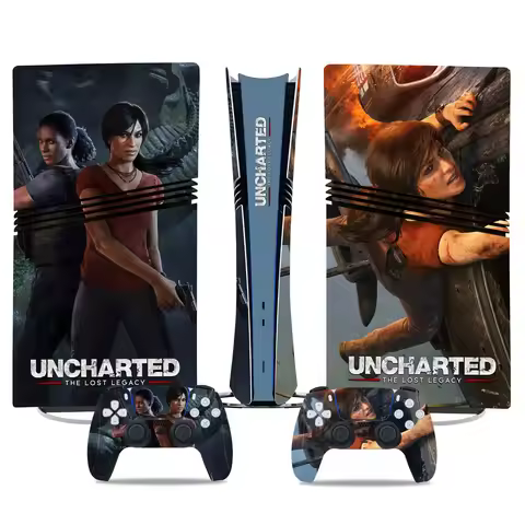 Uncharted 4 New PS5 Pro Digital Skin Sticker Protector Decal Cover for Console Controller PS5 Pro di