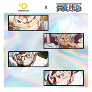 Luffy Gear 5 Hologram Slap Sticker, Luffy Gear 5 Hologram Sticker, One Piece Hologram Sticker