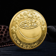 [Lowest Sale] จีนฮวงจุ้ยโชคดีชิง/เหรียญโบราณการศึกษาสิบจักรพรรดิโบราณ