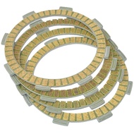 4PC Motorcycle Friction Clutch Plates for Honda NSR50 Mini50 2004 CR60R 80-83 TRX90 93-19 CRF100F 04