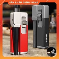 Hộp Quẹt Bật Lửa Gas Jobon ZB-7002 Lửa Ngang Đa Năng Tặng Dụng Cụ Chỉnh Gas- Nhiều Màu (KHÔNG SẴN GA