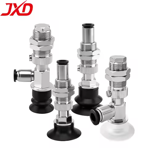 JXD PISCO VPC/VPD10/20/30/40/50BN/RN-6J Top Tntake Black NBR Industrial Vacuum Suction Cup