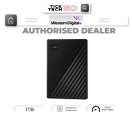 WD My Passport™ Portable Hard Drive (1TB/ 2TB/ 4TB/ 5TB/ 6TB)