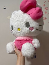 全新 有牌 🇯🇵Sanrio hello kitty 心心臉 三麗鷗 超大毛公仔