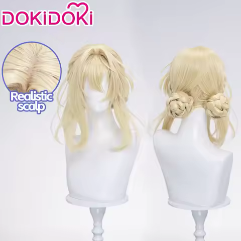 IN STOCK Violet Evergarden Wig Anime Cosplay Wig Hand Armor Violet Evergarden Cosplay Wig DokiDoki W