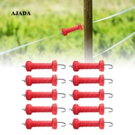 [AJAZ] 10Pcs Electric Fence Gate Handles Insulators Electric Fencing System for Gardens Agricultural