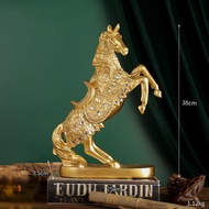 Nordic Armour Knights ม้าไปยังเครื่องประดับที่ประสบความสำเร็จการตกแต่งห้องพักห้องนั่งเล่นที่สร้างสรร