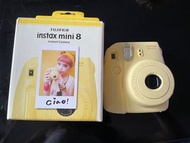 FUJIFILM instax mini 8 即影即有相機 (黃色)