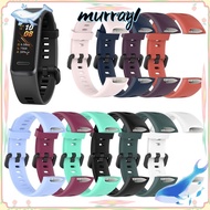 MURRAY Silicone Strap Sports Smart Watch Accessories Buckle Wrist Strap for HUAWEI Band 4 ADS-B29 Ho