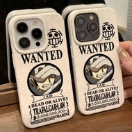 Cool Man LAW For iPhone 17Promax 17 Phone Cover 16Pro 13 Shockproof Cartoon One Piece Style iPhone C