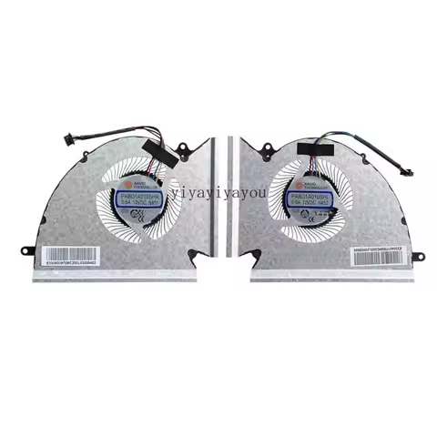 Laptop CPU GPU Cooling Fan PABD1A010SHR N451 PABD1A010SHL N452 for MSI GE76 GP76