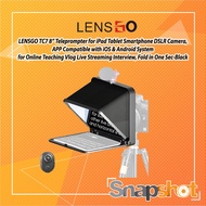 LENSGO TC7 8 Teleprompter for iPad Tablet Smartphone DSLR Camera