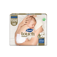 Drypers Touch NewBorn Mega 80s