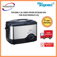 TOYOMI 1.5L DEEP FRYER DF323SS OO - THE ELECTRONICS CO.