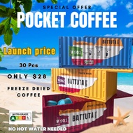 [Battuta Coffee]  Freeze Dried Pocket Coffee - 100% Arabica