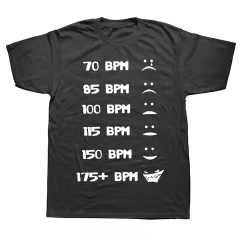 EDM Hardstyle Dnb Music Festival 175+ BPM T-shirt, Respzed Women's Fitness T-shirt Fun Casual T-shir