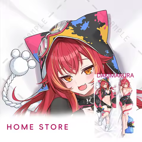 Dakimakura Furry Vspo! Nekota Tsuna 2WAY Hugging Body Pillow Case Anime Pillow Cushion Cover