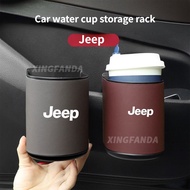 JEEP Jeep Wrangler Car Water Cup Holder Free Light Compass Car Seat Back Storage Box Car Door Drink 