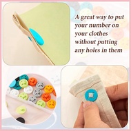 (HARB) 40PCS Running Bib Clips Race Number Buckle Fixing System Triathlon Race Bib Holder Marathon N